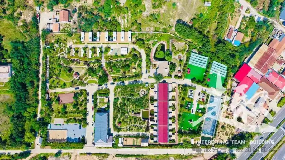 信尚崂山航拍院落全景
